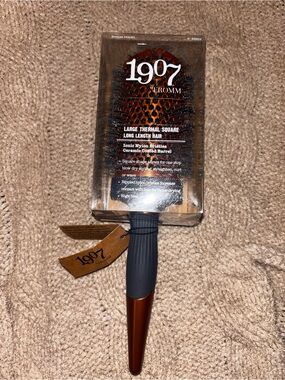 1907 by Fromm Bronze Series Large Professional Thermal Square Hair Brush NIB